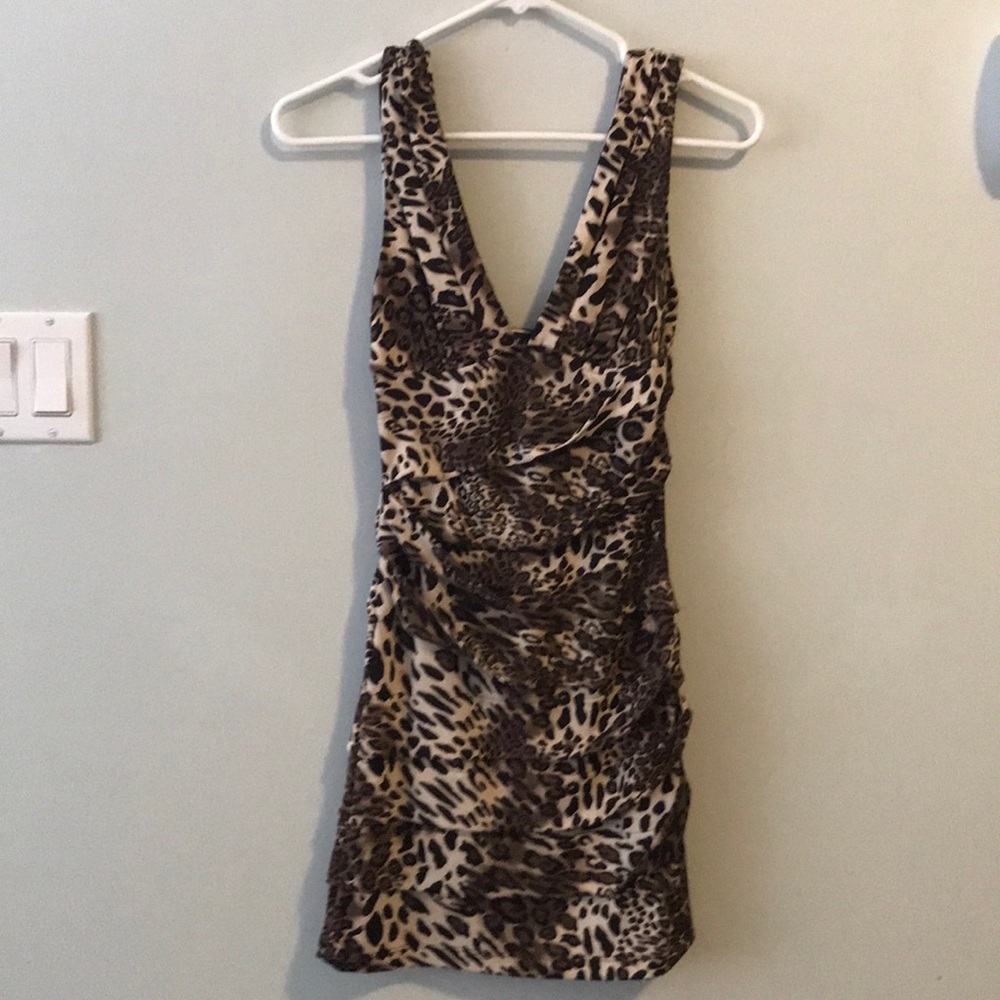 Leopard print dress